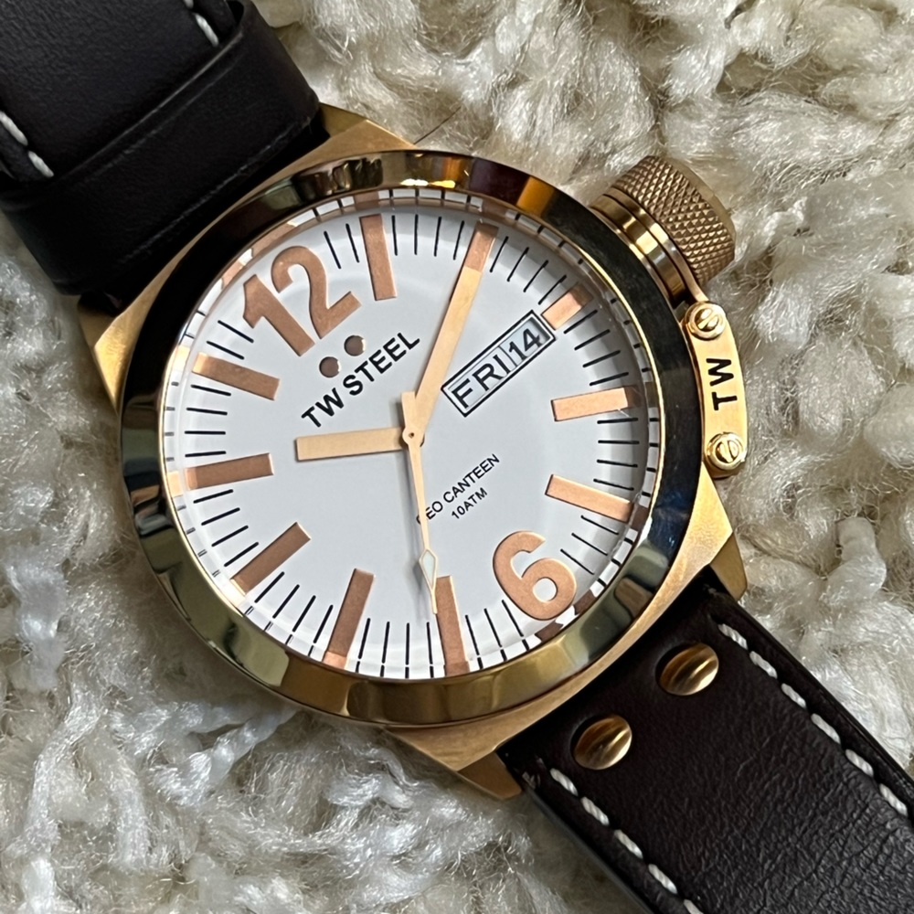 T.W. Steel CEO CANTEEN Watch (DEAD BATTERY)